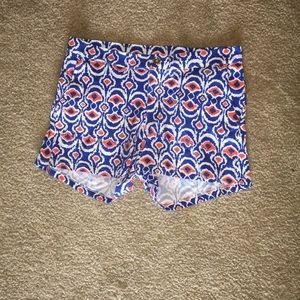 Blue and Orange, Cotton Shorts